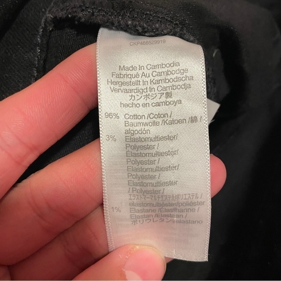 Madewell- The Perfect Vintage Flare Jean in Sherborn Wash Black Size 28 - Picture 11 of 11